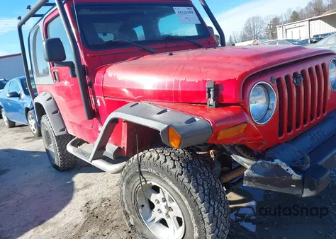 2005 Jeep Wrangler X z USA, uszkodzony, nr VIN 1J4FA39S15P348587